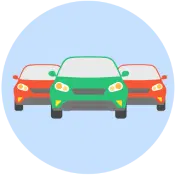3+ vehicles